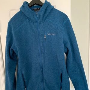 Marmot fleece zip up hoodie!